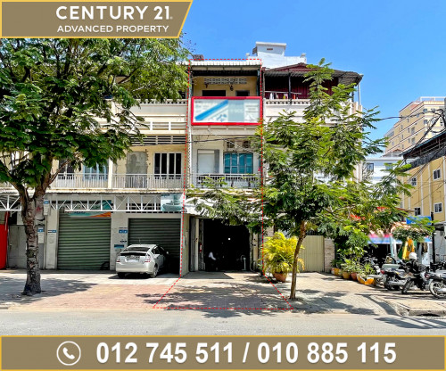 🏠ផ្ទះអាជីវកម្ម សម្រាប់ជួល នៅលើមហាវិថីម៉ៅសេទុង245