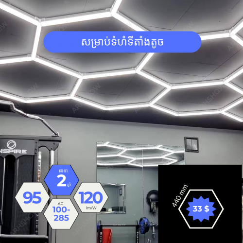 អំពូលហាងសាឡន office showroom LED LIGHT