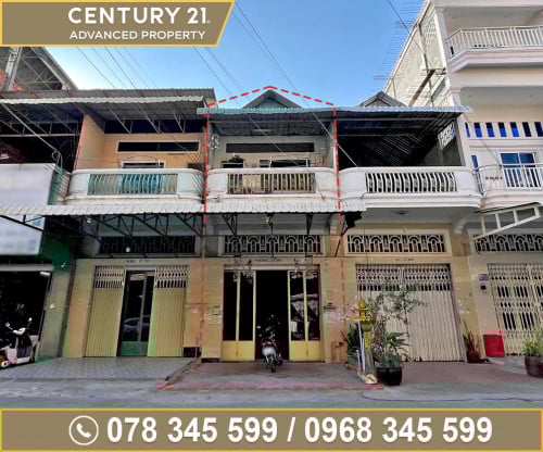 🏠ផ្ទះល្វែង ជិតផ្សារទំនើបជីបម៉ុង សំណង់12 ខណ្ឌទួលគោក ត្រូវការលក់បន្ទាន់ខ្លាំង