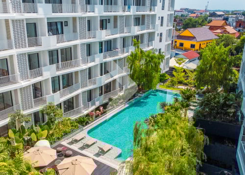2-Bedroom Unit Condo for Rent in Siem Reap City, Rose Apple Square