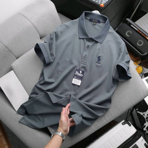 ម៉ូតថ្មី អាវយឺត ដៃខ្លីកបើក ប្រេនPolo មាន6ពណ៏ដូចរូបSize M L XL XXL 3XL