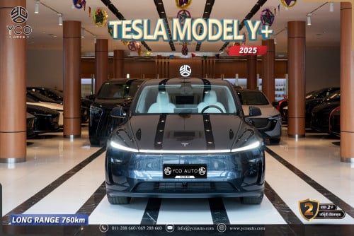 ថ្មី ខ្លាញ់គោ Tesla ModelY+ 719km 4WD 2025 Long Range ទិញភ្លាម ដកឡានភ្លាម