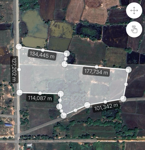 ដីលក់ទំហំ3ហិចតា ជិតផ្លូវជាតិលេខ៣ តម្លៃ33$