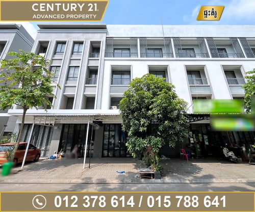 ផ្ទះអាជីវកម្ម (SH) ក្នុងបុរី ជីបម៉ុង 598 ផ្លូវឯកឧត្តមជាសុផារ៉ា​ ត្រូវការលក់បន្ទាន់ខ្លាំង