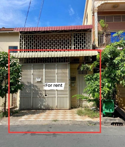ផ្ទះអាជីវកម្ម សម្រាប់ជួលនៅ ជិតទូតចិនShop house for rent at sangkat Tomnop tuek