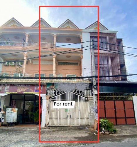 ផ្ទះអាជីវកម្ម សម្រាប់ជួលនៅ សង្កាត់ ទូលទំពូងShop house for rent at sangkat Toultompong