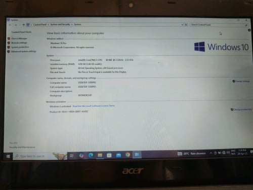 Acer 4339 core i5 700GB
