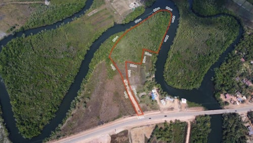 Botum Sakor Riverside Land For Sale on National 48