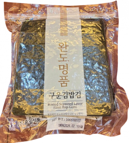 WD Roasted Seaweed Laver 100sheet/260g