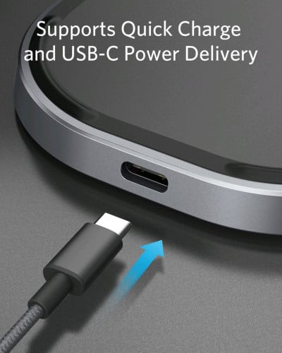 Wireless charger Brand ANKER សាកលឿន 15$