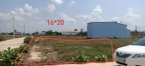 ដីកែងអង្ញស្នួល ទំហំ16*20 ល្អបំផុតសម្រាប់សង់ផ្ទះជួល ប្លង់រឹង