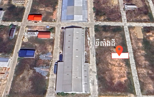 ដីលក់ មុខរោងចក្រ ជាប់ផ្លូវជាតិលេខ៣ ផ្សារត្រាំខ្នារ