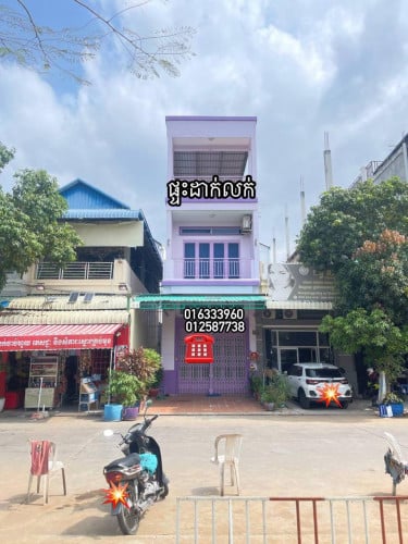 ផ្ទះអាជីវកម្មដាក់លក់(ពិភពថ្មីចំការដូង1)