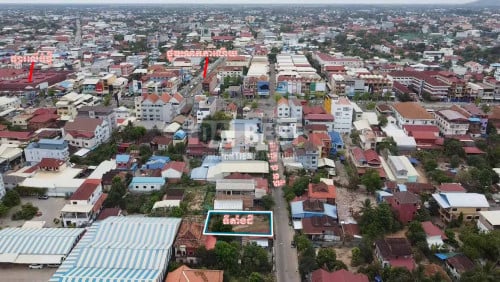 ដីលក់ក្នុងក្រុងសៀមរាបជិត​ ផ្សារលេី / Land for Sale in Siem Reap Near Psar Leu
