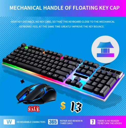 Keyboard and Mouse set only 13$