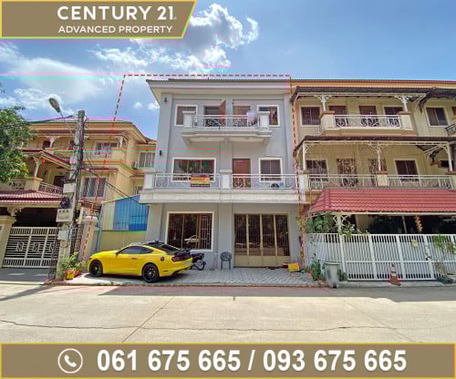 🏘 វីឡាកូនកាត់ 2ល្វែង ខាង(LH) ក្នុងបុរី ពិភពថ្មីម៉ុងឫទ្ធី ត្រូវការលក់បន្ទាន់ខ្លាំង