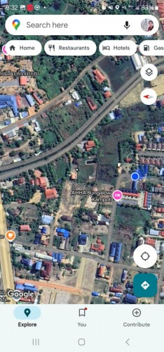 ដីលក់ក្នុងក្រុងកំពតជាប់និងបឹងហ្គាឡូour family និងចុះពីផ្លូវជាតិ33