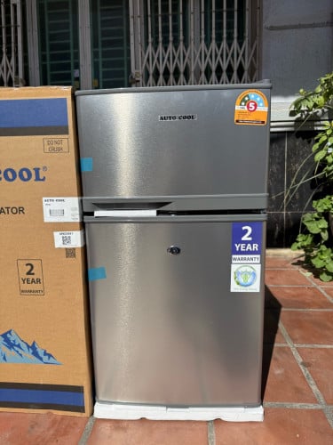 ទូទឹកកក Auto Cool ខ្នាត៨តឹកកន្លះ ធានា២ឆ្នាំ