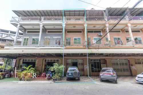 ផ្ទះល្វែង (Flat House) សម្រាប់លក់ ខាងក្រោយផ្សារស្ទឹងមានជ័យថ្មី