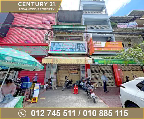 🏠ផ្ទះអាជីវកម្ម សម្រាប់ជួល​ នៅទល់មុខផ្សារអូឡាំពិក