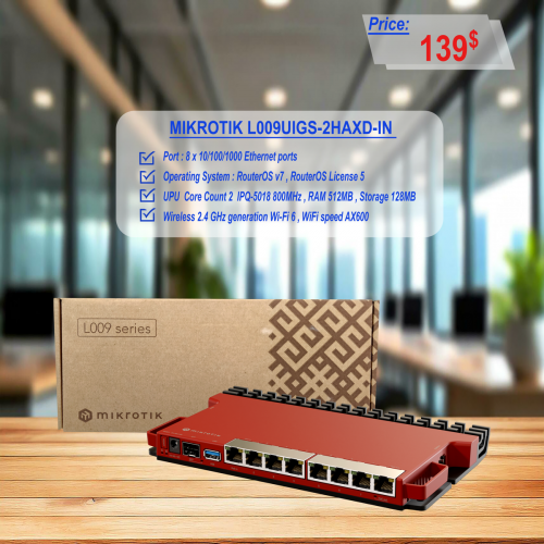 Mikrotik L009UiGS-2HAXD-IN