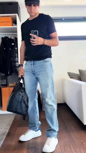 ខោខាប៊យជើងវែងជើងធំ ប្រេន A/Xម៉ូតពណ៌ដូចរូបលេខ29-30-31-32-34-36