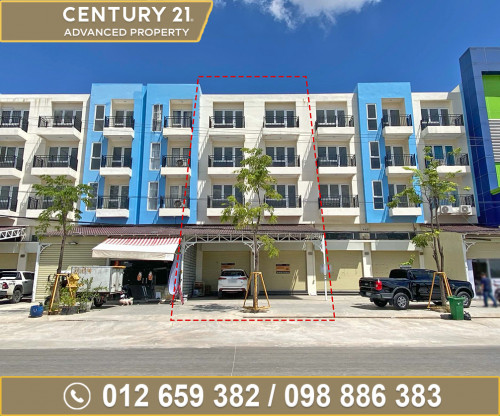 🏘 ផ្ទះអាជីវកម្ម (2 ល្វែងទម្លុះចូលគ្នា) សម្រាប់ជួល នៅលើផ្លូវព្រៃស ក្នុងបុរី Brightline