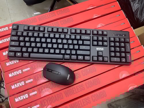 ឈុត​ Keyboad & Mouse wireless (អត់ខ្សែ) ថ្មីគុណភាពល្អ