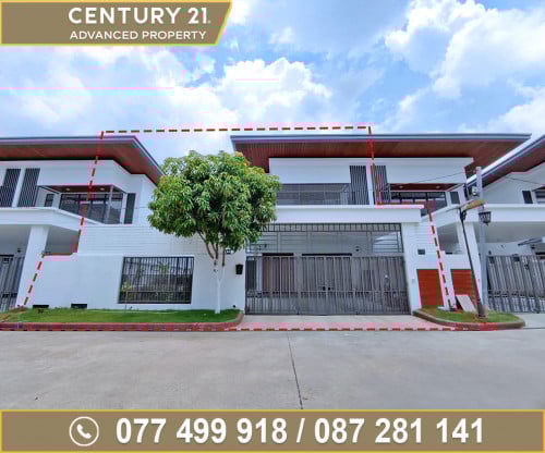 🏘 វីឡាភ្លោះ (Twin-B) សល់ដីខាង 6.5ម ក្នុងបុរី ឌឹផ្លរ៉ា ផ្លូវជាតិលេខ6A ត្រូវការលក់បន្ទាន់ខ្លាំង