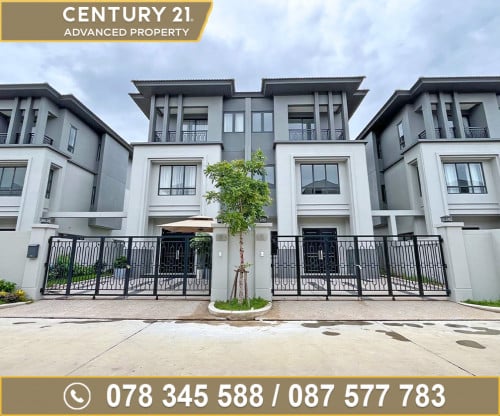 🏠 វីឡាភ្លោះ សម្រាប់ជួល ក្នុងបុរី ជីបម៉ុង ហ្គ្រេនភ្នំពេញ