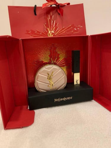 Ysl cushion and slim lipstick set