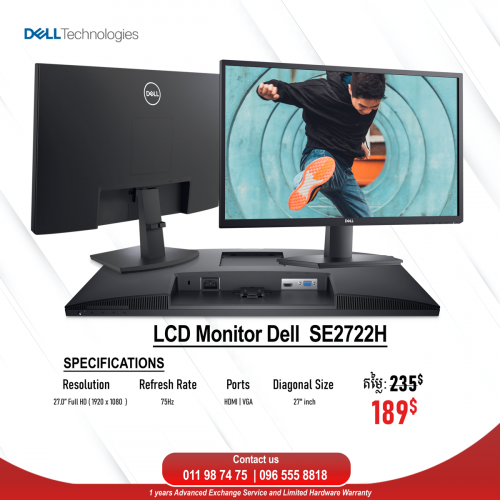 LCD Monitor Dell SE2722H