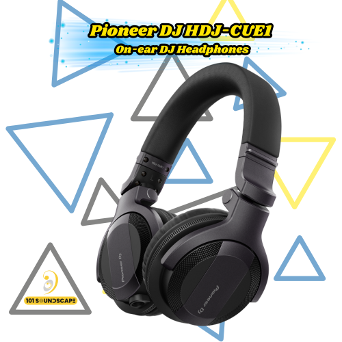 Pioneer HDJ-CUE1 Over-Ear DJ Headphones (Black)