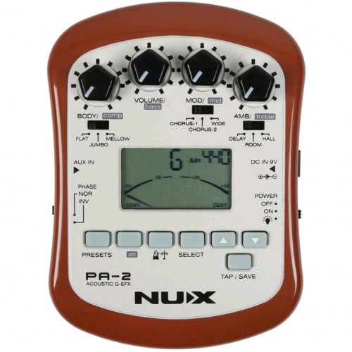 Portable Acoustic Guitar Preamp The Nux PA-2