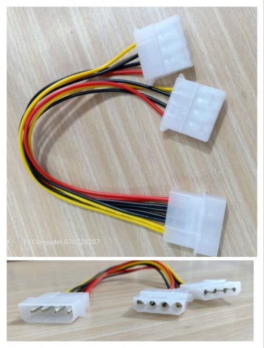 Power Supply IDE DC Y Cable 4pin