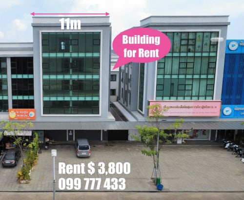 អាគារជួល 3,800$/ខែ ឡាសែនសុខ2