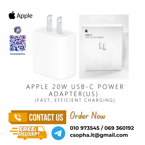 Apple 20W USB-C Power Adapter (US)