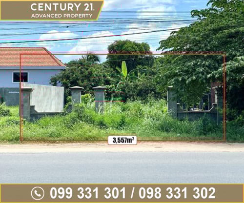 ដី នៅលើផ្លូវជាតិលេខ​1 ជិតវត្តចំប៉ា សង្កាត់ក្បាលកោះ ត្រូវការលក់បន្ទាន់ខ្លាំង