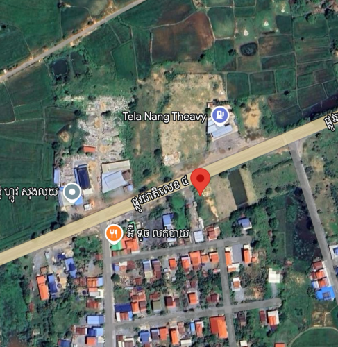 ដីផ្ទាល់ខ្លួន ប្លង់រឹងលើផ្លូវជាតិលេខ4