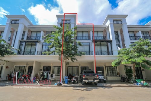 ផ្ទះវីឡាកូនកាត់ (Link House LV) ៤ បន្ទប់គេង សម្រាប់លក់ នៅក្នុងបុរីប៉េងហួតបឹងស្នោរ