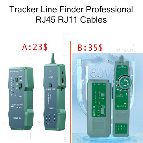 Tracker Line Finder Professional High Cable RJ45 RJ11 Cables