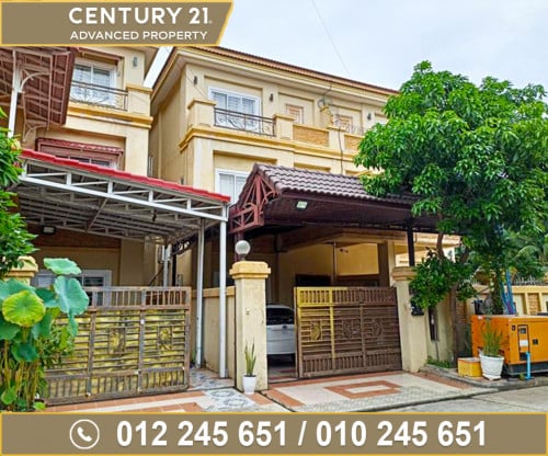 🏘 វីឡាភ្លោះ (Twin) សល់ដីក្រោយ11ម ក្នុងបុរី ពិភពថ្មីចំការដូង1 ត្រូវការលក់បន្ទាន់ខ្លាំង