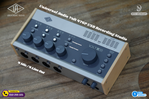 Universal Audio Volt 476P USB Recording Studio
