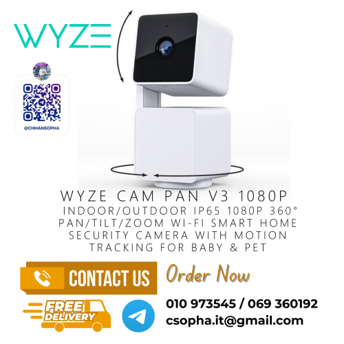 WYZE Cam Pan v3 Indoor/Outdoor IP65 1080P