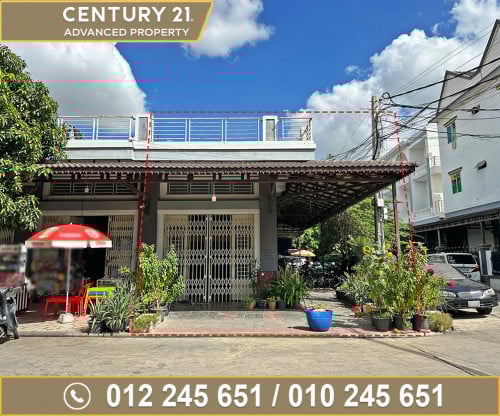 🏘 ផ្ទះល្វែង (កែង) ក្នុងបុរី ពិភពថ្មីចំការដូង2 ត្រូវការលក់បន្ទាន់ខ្លាំង