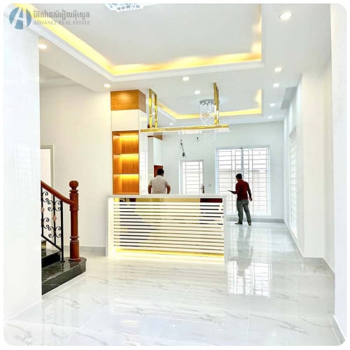 វីឡាដាច់សម្រាប់ជួល (នៅជិតផ្សារព្រែកជ្រៃ)