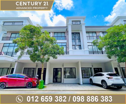 🏘 វីឡាកូនកាត់ (LA) សម្រាប់ជួល ក្នុងបុរី ប៉េងហួត60ម