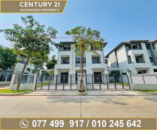 🏘 វីឡាភ្លោះ កែង(Twin) ក្នុងបុរី ជីបម៉ុងលែន 60ម ត្រូវការលក់បន្ទាន់ខ្លាំង ​