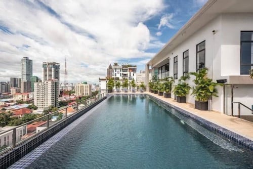 2 bedroom service apartment for rent