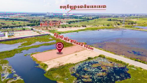 🏡ដី នៅលើផ្លូវធំ សម្រាប់លក់!!